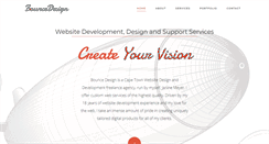 Desktop Screenshot of bouncedesign.co.za