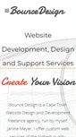 Mobile Screenshot of bouncedesign.co.za